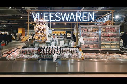 Deli counter at the Dutch grocery giant Albert Heijn, owned by Ahold